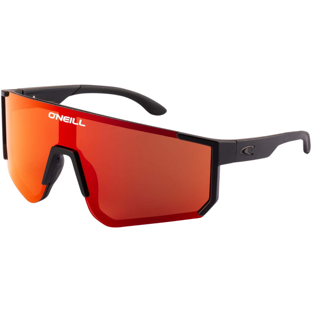 2026 O'Neill Männer Sonnenbrille 9038 ONS-9038-2.0-104 ROT - Matte Black / Rot Verspiegelt